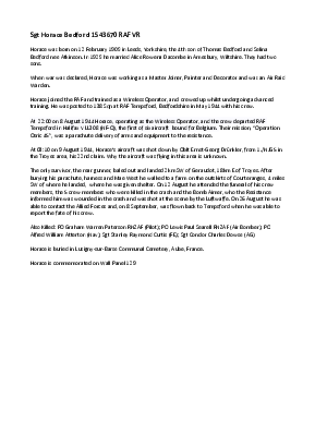A preview of a PDF biography for Bedford, Horace
